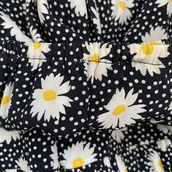 Topshop Off the Shoulder Daisy Dot Top Size 4 - Picture 9 of 10